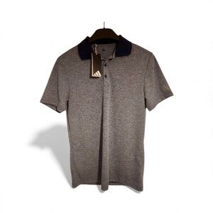 ⭐️NWT Adidas Men's Blue Polo Shirt Size Small Soft Collar with Short Sleeves